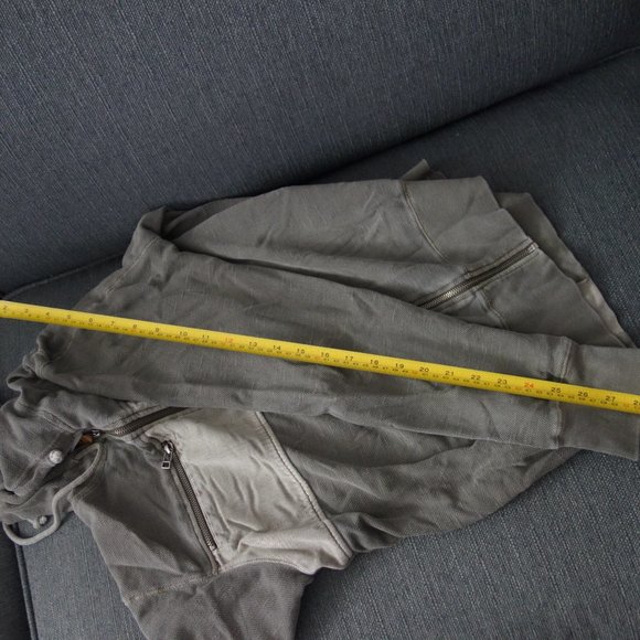 Diesel 55DSL U55 Deep Silent Lethal Kaki Zip Up Hoodie Made in India Size S - Picture 12 of 16